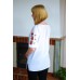 Embroidered blouse "Red Rose Mood"